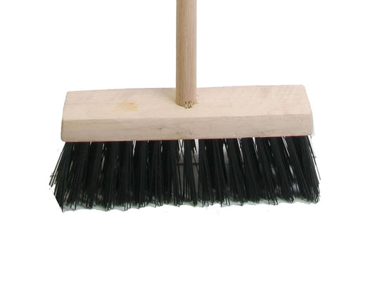 Faithfull Broom PVC 325mm (13in) Head complete with Handle FAIBRPVC13H