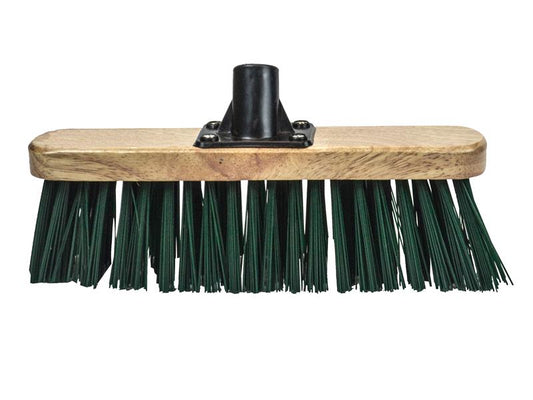 Faithfull Stiff Green Broom Head 300mm (12in) Threaded Socket FAIBRSTIF12R