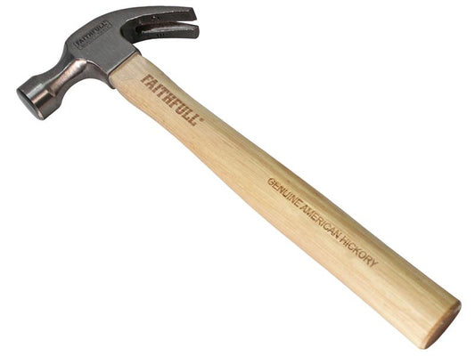 Faithfull Claw Hammer Hickory Shaft 567g (20oz) FAICAH20