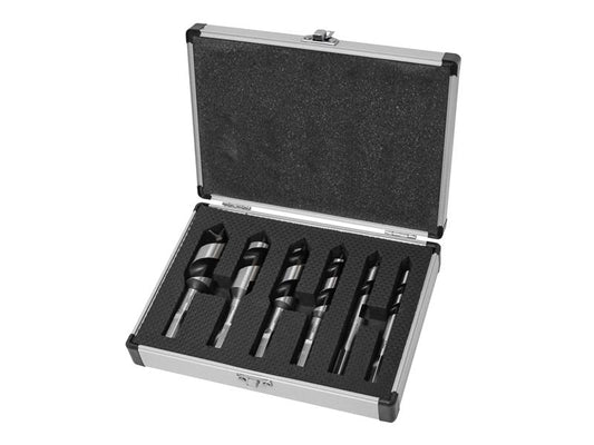 Faithfull Stubby Combination Wood Auger Bit Set, 6 Piece 10-25mm FAICASSET6