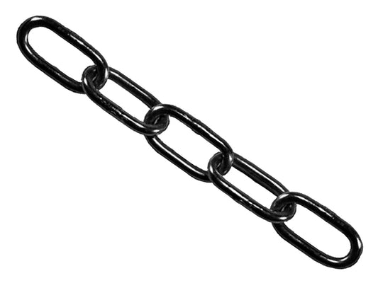 Faithfull Black Japanned Chain 4mm x 30m Reel - Max. Load 120kg FAICHBL430
