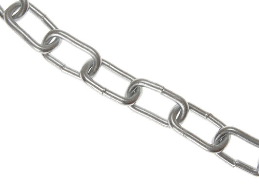 Faithfull Zinc Plated Chain 5mm x 10m Box - Max. Load 160kg FAICHBOX50Z
