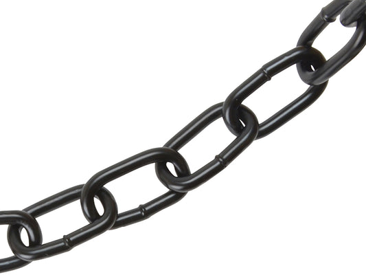 Faithfull Black Japanned Chain 5mm x 10m Box - Max. Load 160kg FAICHBOX50B
