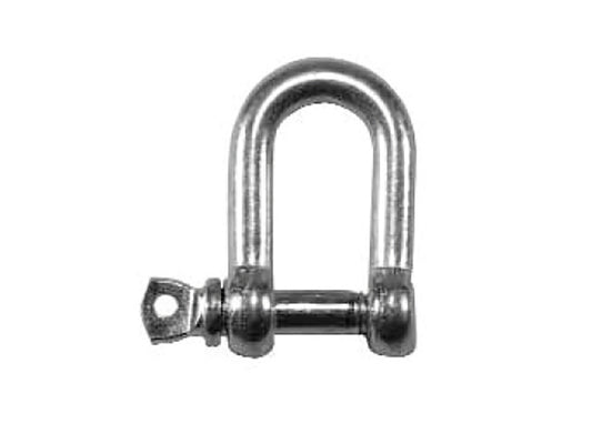 Faithfull D-Shackle Zinc Plated 8mm (Pack 2) FAICHDS80