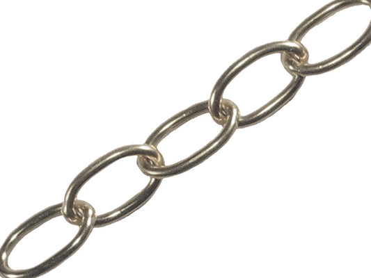 Faithfull Oval Chain 1.8mm x 10m Chrome FAICHOC18