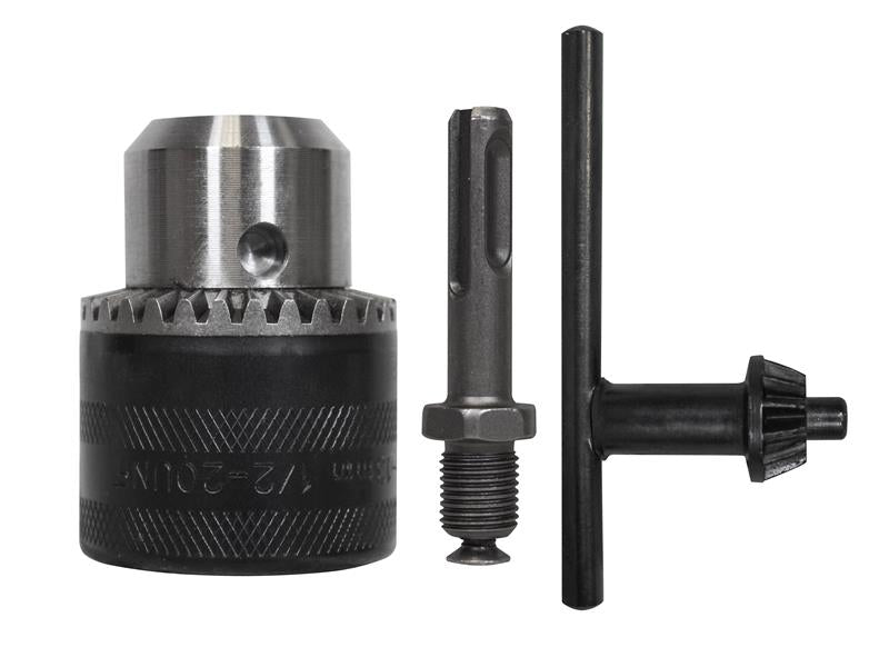 Faithfull Chuck & Key 13mm Capacity 1/2 x 20 UNF FAICHUCK12
