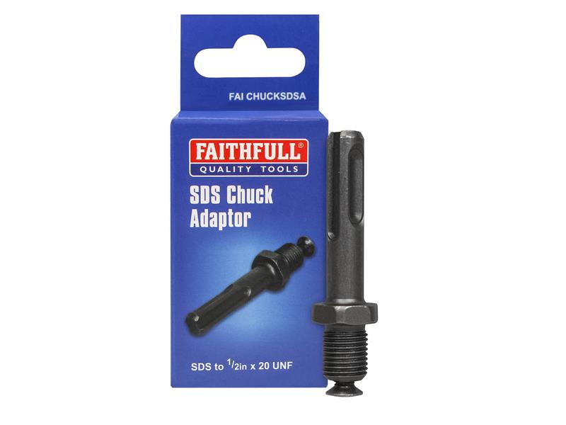 Faithfull SDS Plus Chuck Adaptor SDS To 1/2in UNF FAICHUCKSDSA