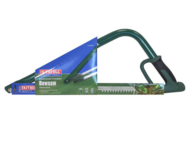 Faithfull Countryman Foresters Bowsaw 530mm 21in Steel Frame FAICOUBOW21F