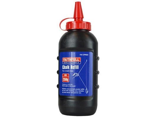 Faithfull Chalk Powder Red 250g FAICPRED