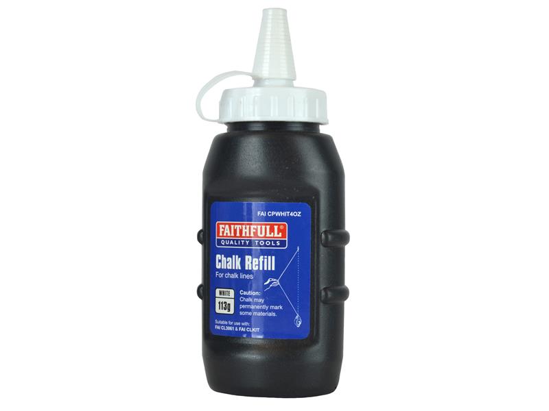 Faithfull Chalk Powder White 113g FAICPWHIT4OZ