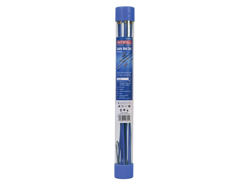 Faithfull 3.3m Cable Rod Set,15 Piece FAICRS330