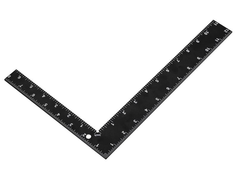 Faithfull Black Steel Roofing Square 200 x 300mm (8 x 12in) FAICS300200