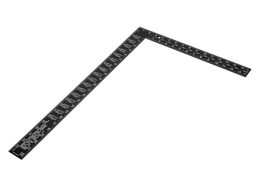 Faithfull Black Steel Roofing Square 400 x 600mm (16 x 24in) FAICS600400