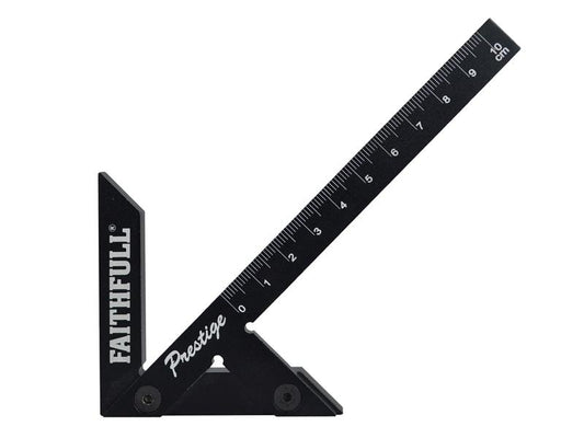 Faithfull Prestige Centre Finder Gauge Black Aluminium 100mm FAICSQ10CNC