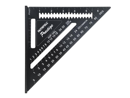 Faithfull Prestige Quick Square Black Aluminium 178mm (7in) FAICSQ7CNC