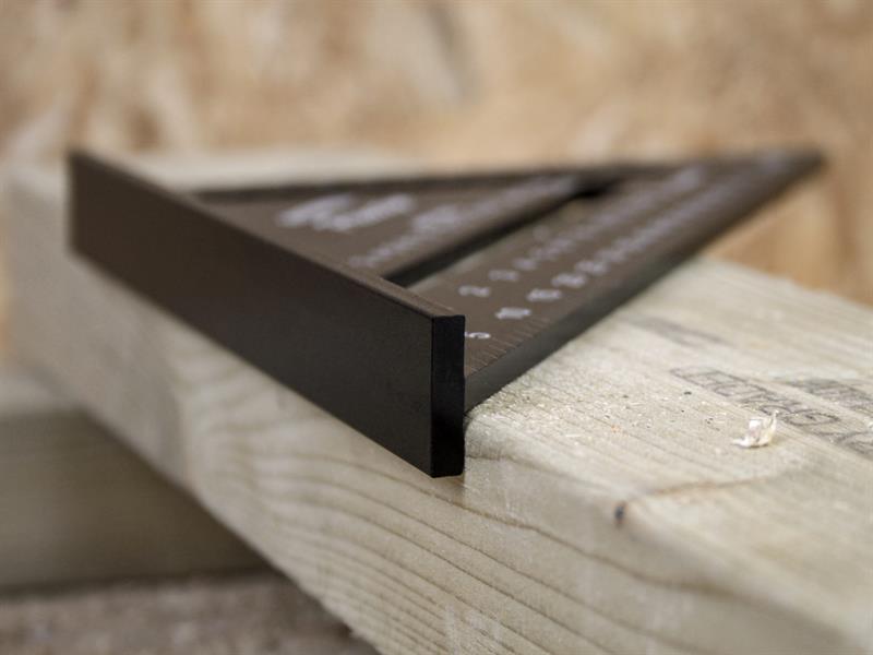 Faithfull Prestige Quick Square Black Aluminium 178mm (7in) FAICSQ7CNC