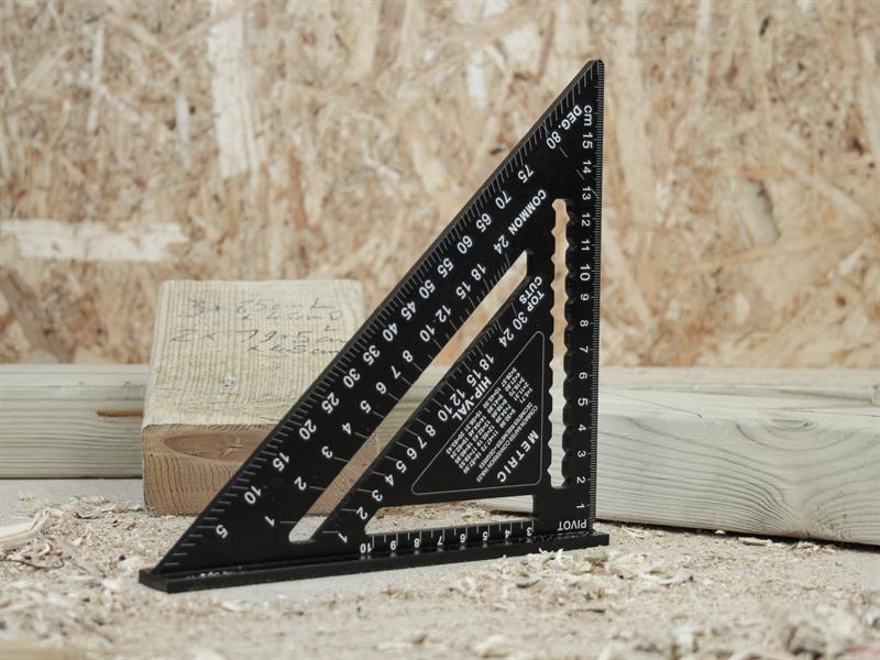 Faithfull Prestige Quick Square Black Aluminium 178mm (7in) FAICSQ7CNC