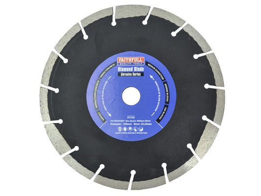 Faithfull Abrasive Diamond Blade 230 x 22.23mm FAIDB230ABR