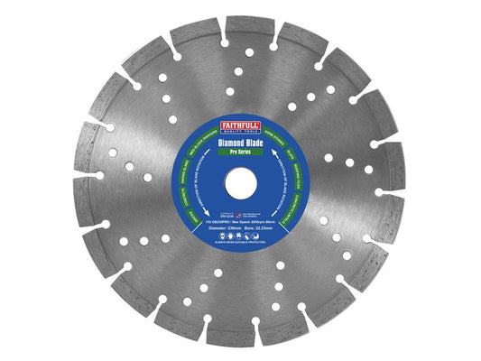 Faithfull Professional Diamond Blade 230 x 22mm FAIDB230PRO