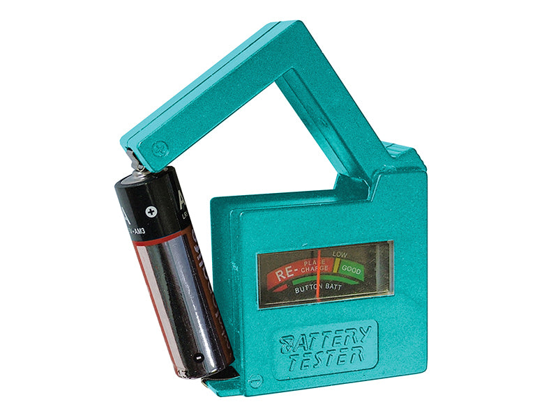 Faithfull Battery Tester for AA, AAA, C, D & 9V FAIDETBAT