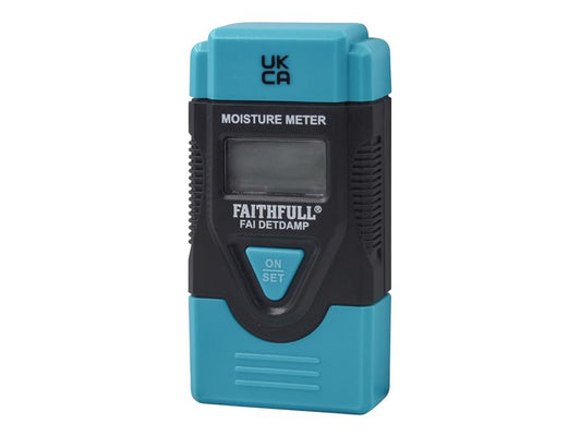 Faithfull Damp & Moisture Meter LCD Display FAIDETDAMP