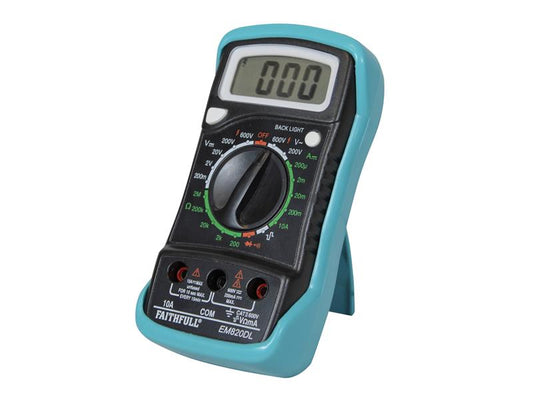 Faithfull Multimeter LCD Display FAIDETMULTI