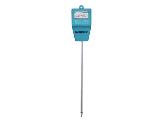 Faithfull pH Meter 200mm Long Probe FAIDETPH