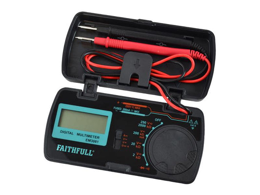 Faithfull Pocket Portable Multimeter FAIDETPOCKET