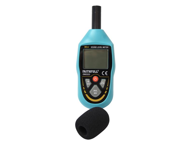 Faithfull Digital Sound Level Meter FAIDETSOUND
