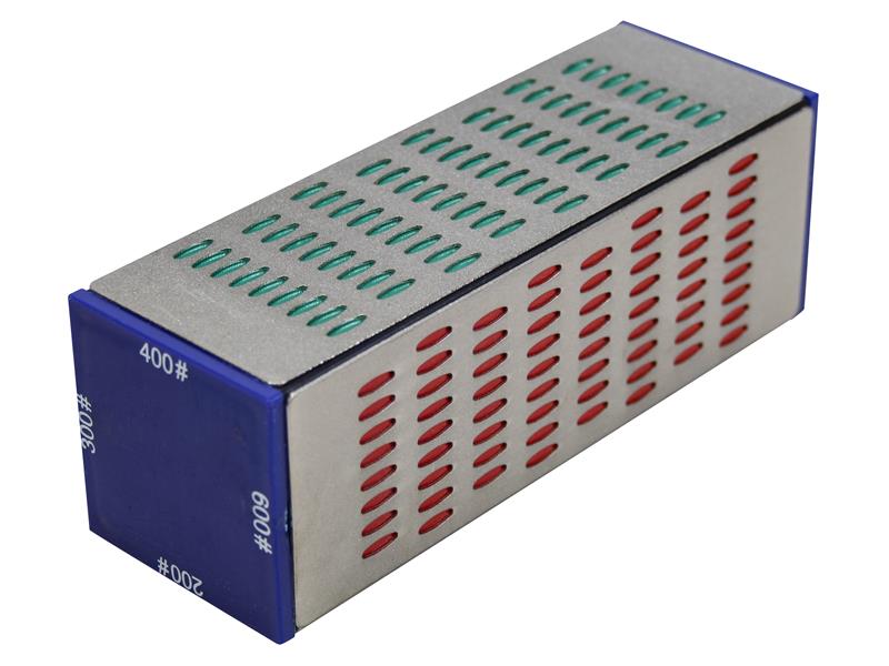 Faithfull Diamond Sharpening Stone 4 Sided 150 x 50 x 50mm FAIDWQUAD