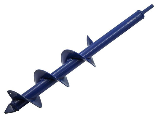 Faithfull Earth Auger Drill Bit 80 x 450mm For fence posts boreholes FAIEA80450