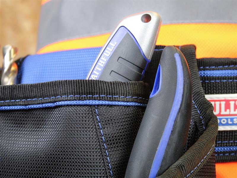 Faithfull Fasteners Pouch 2100D Nylon Size 250 x 310mm FAIFAPN