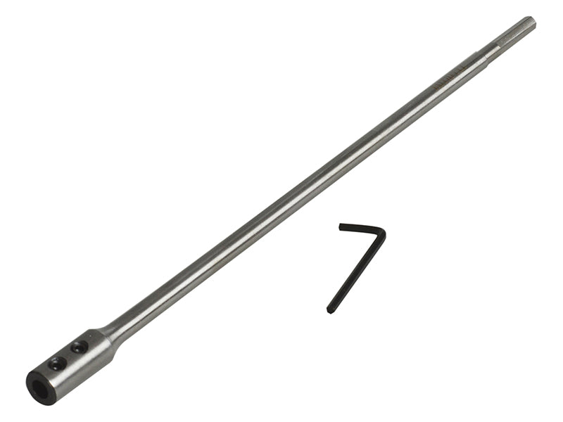Faithfull Flat Bit Extension 300mm 1/4in Hex Shank Fits 16mm to 35mm FAIFBEXT