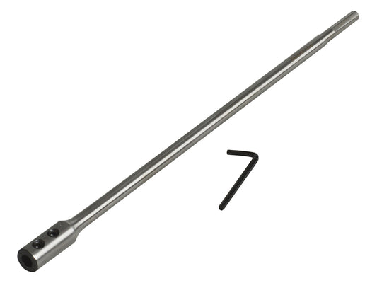 Faithfull Flat Bit Extension 300mm 1/4in Hex Shank Fits 16mm to 35mm FAIFBEXT