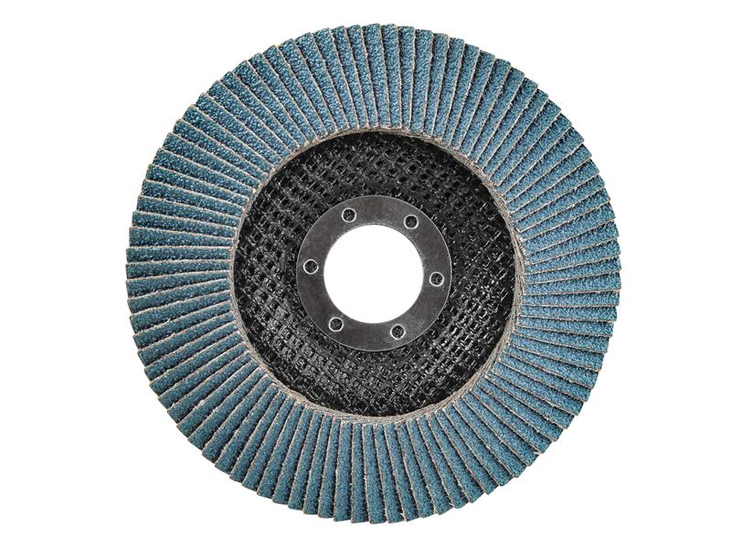 Faithfull Zirconia Abrasive Jumbo Flap Disc ZA120 125mm FAIFD125120Z