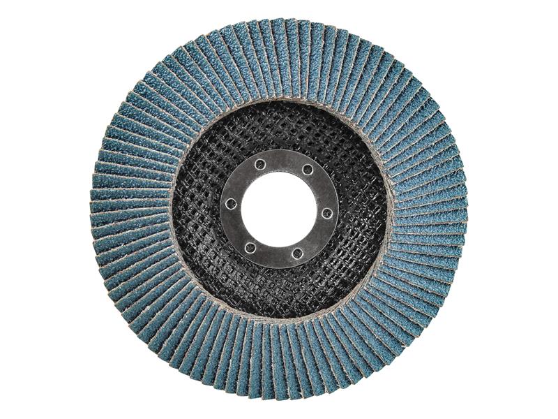 Faithfull ZA40 125mm Zirconia Abrasive Jumbo Flap Disc FAIFD12540Z