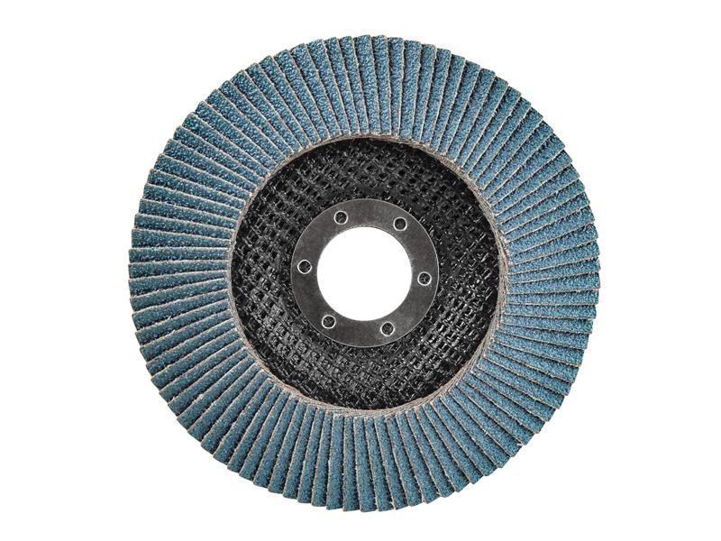 Faithfull Zirconia Abrasive Jumbo Flap Disc ZA80 125mm FAIFD12580Z