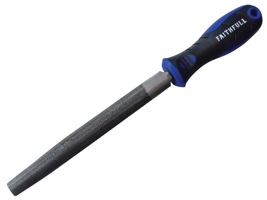 Faithfull Handled Half-Round Second Cut Engineers File 150mm (6in) FAIFIHRSC6