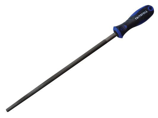 Faithfull Handled Round Second Cut Engineers File 300mm (12in) FAIFIRSC12
