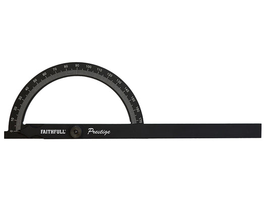 Faithfull Prestige Angle Gauge Black Aluminium 150 x 270mm FAIGAUGECNC