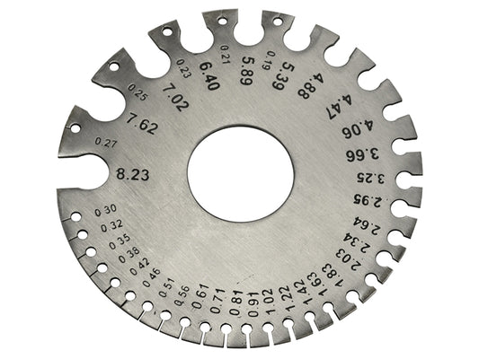 Faithfull Wire Gauge - Metric / Imperial FAIGAUGEWIRE