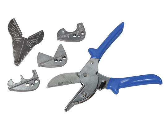 Faithfull Multi-Function Gasket & Pipe Mitre Shears Kit FAIGCKITPC