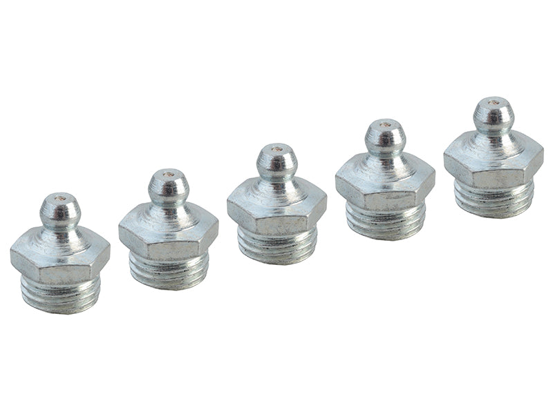 Faithfull Grease Nipple Straight 1/4in BSP (Pack 5) FAIGGN14BSP