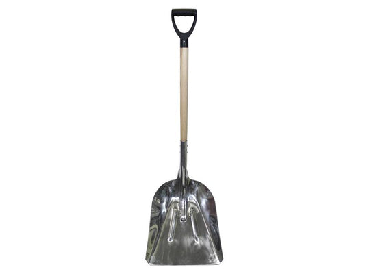 Faithfull Aluminium Grain Shovel Wood Handle FAIGRAIN