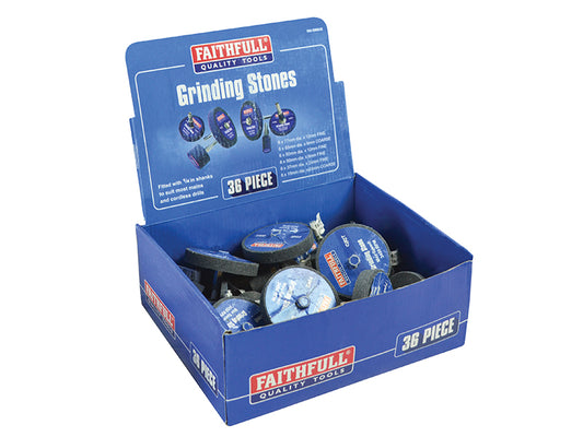 Faithfull Grinding Wheel Assortment, 36 Piece FAIGWA36