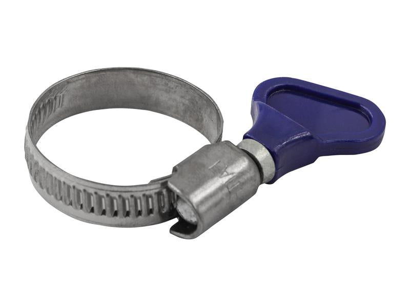 Faithfull 1A W/S 32 Wing Screw Hose Clip 20 - 32mm FAIHC1AWSB