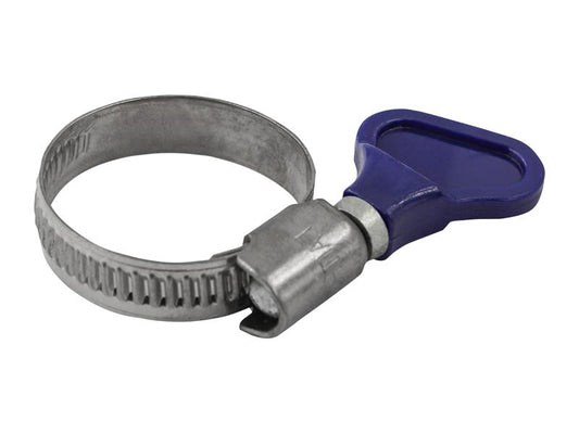Faithfull 1A W/S 32 Wing Screw Hose Clip 20 - 32mm FAIHC1AWSB