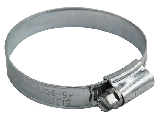 Faithfull 2X Hose Clip - Zinc MSZP 45 - 60mm FAIHC2XB
