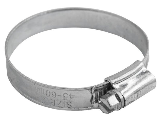 Faithfull 2X Stainless Steel Hose Clip 45 - 60mm FAIHC2XSSB