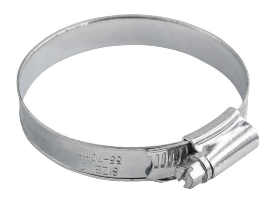 Faithfull 3 Stainless Steel Hose Clip 55 - 70mm FAIHC3SSB